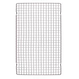 CHEFMADE Baking and Cooling Rack, 16-Inch Non-Stick Bold-Grid Design Rectangle Wire Rack, FDA Approved for Oven Baking (Champagne Gold)