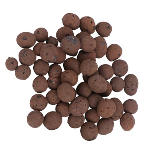 Kisangel Pierres D’argile Expansée 1-1,4 Cm Pour Plantes Succulentes, Drenage Et Rétention D’humidité Optimisés, Terreau Respirant Brun Naturel Pour Pots Et Hydroponie, Sachet 300-600g