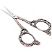 Produktbild PsmGoods® Vintage antike Edelstahl-Kreuz-Stich Antike Nähschere Schere Old Style Blick Bronze DIY (Scissor Plum)