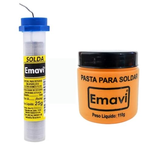 Kit Pasta De Solda 110g + Tubo De Estanho 25g