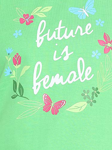 Image of Clovia Women's Cotton Cotton Rich Printed T-Shirt