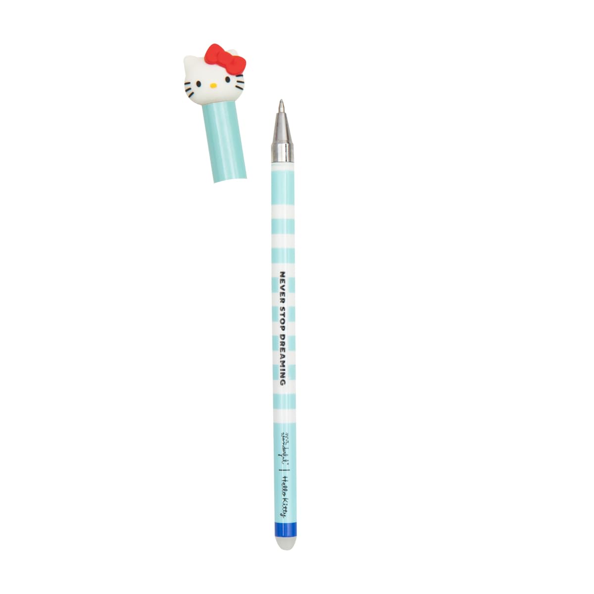 Mr. Wonderful Penna cancellabile Bo-Bo Hello Kitty Never stop dreaming blu a sfera