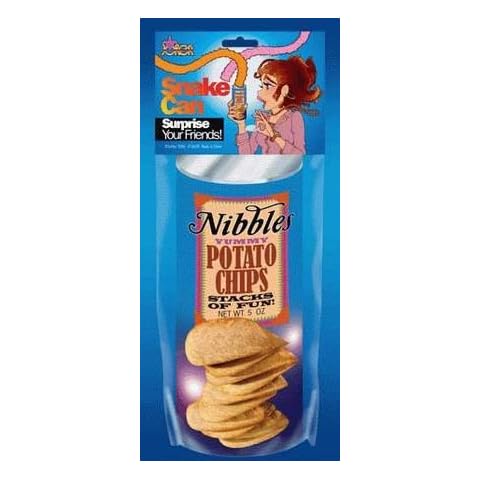 Hepkat Provisioners Nibbles Yummy Potato Chips Snake Can Cover