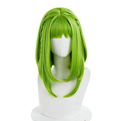 Nanamine Sakura Perücke für Anime Toilet-Bound Hanako-kun Frauen Kurze Grüne Perücken für Cosplay Halloween Party Perücke kappe Cover