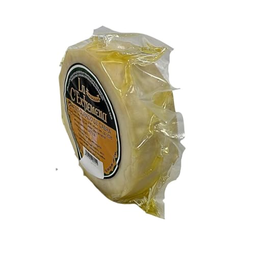 Queso Curado de Cabra en Aceite de Oliva 'La C'Extremeña' - Formato Mini 650g Aprox - Pieza Entera Pequeña - Sabor Intenso y Textura Sedosa