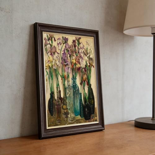 Impression sur toile Iris par Frederick Judd Waugh tableau vintage - 5