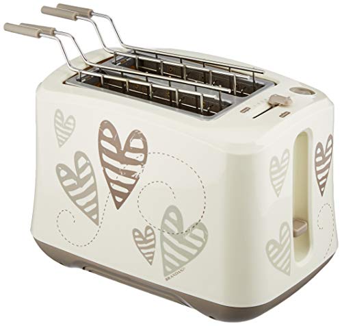 BRANDANI 54049 Abs/Tostadora de Batticuore de acero inoxidable, Blanco Cover