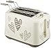 Brandani 54049, Tostapane, Batticuore, avorio, in plastica abs e acciaio inox