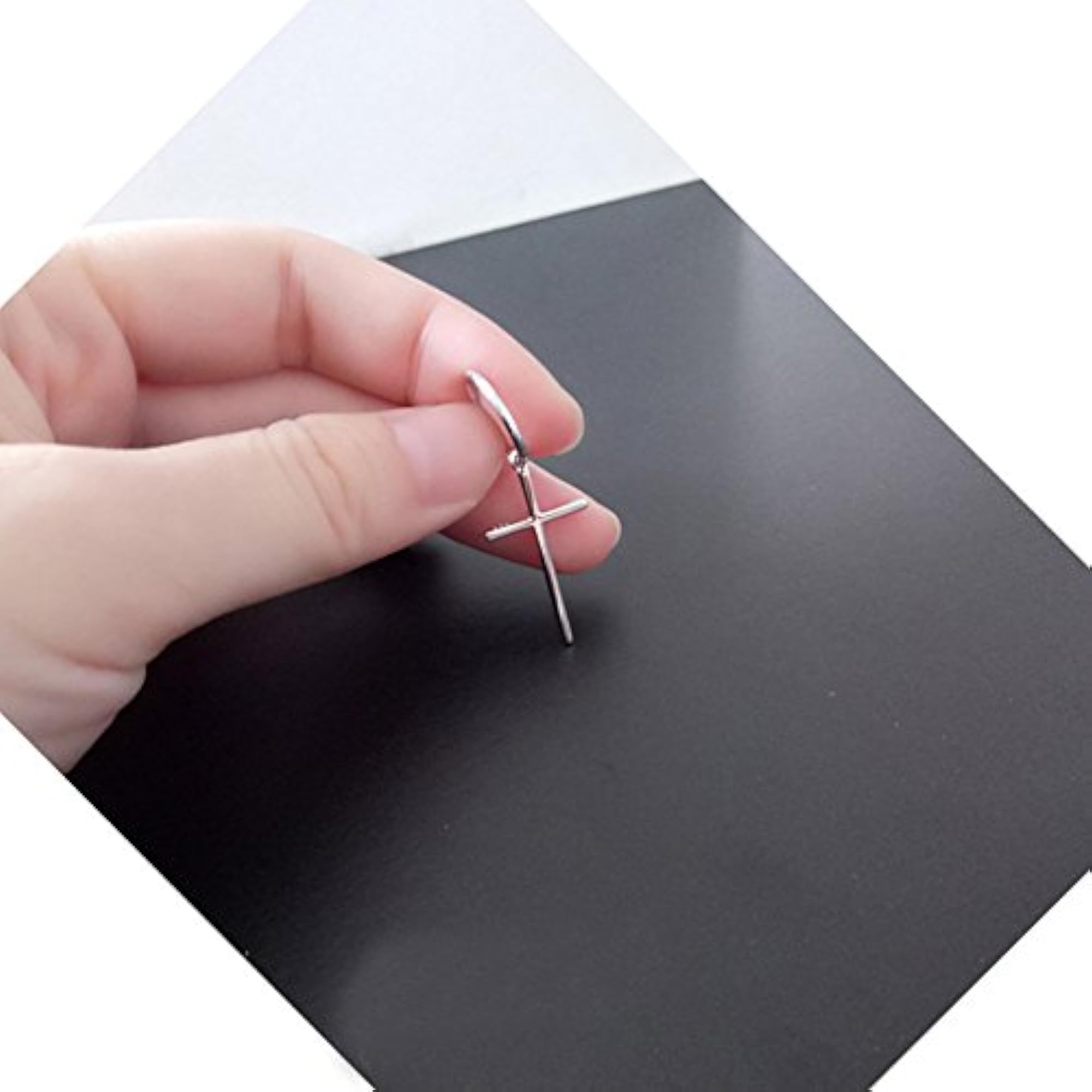 Small Cross Dangle Earring for Men and Women
