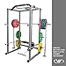 Valor Fitness Power Rack Squat Rack w/Multi Grip Pull Up Bar - Plate Storage and Bundle Options - Weightlifting Home Gym Equipment -2.5