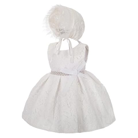 Lito Angels Ivory Lace Baptism Gown Cover
