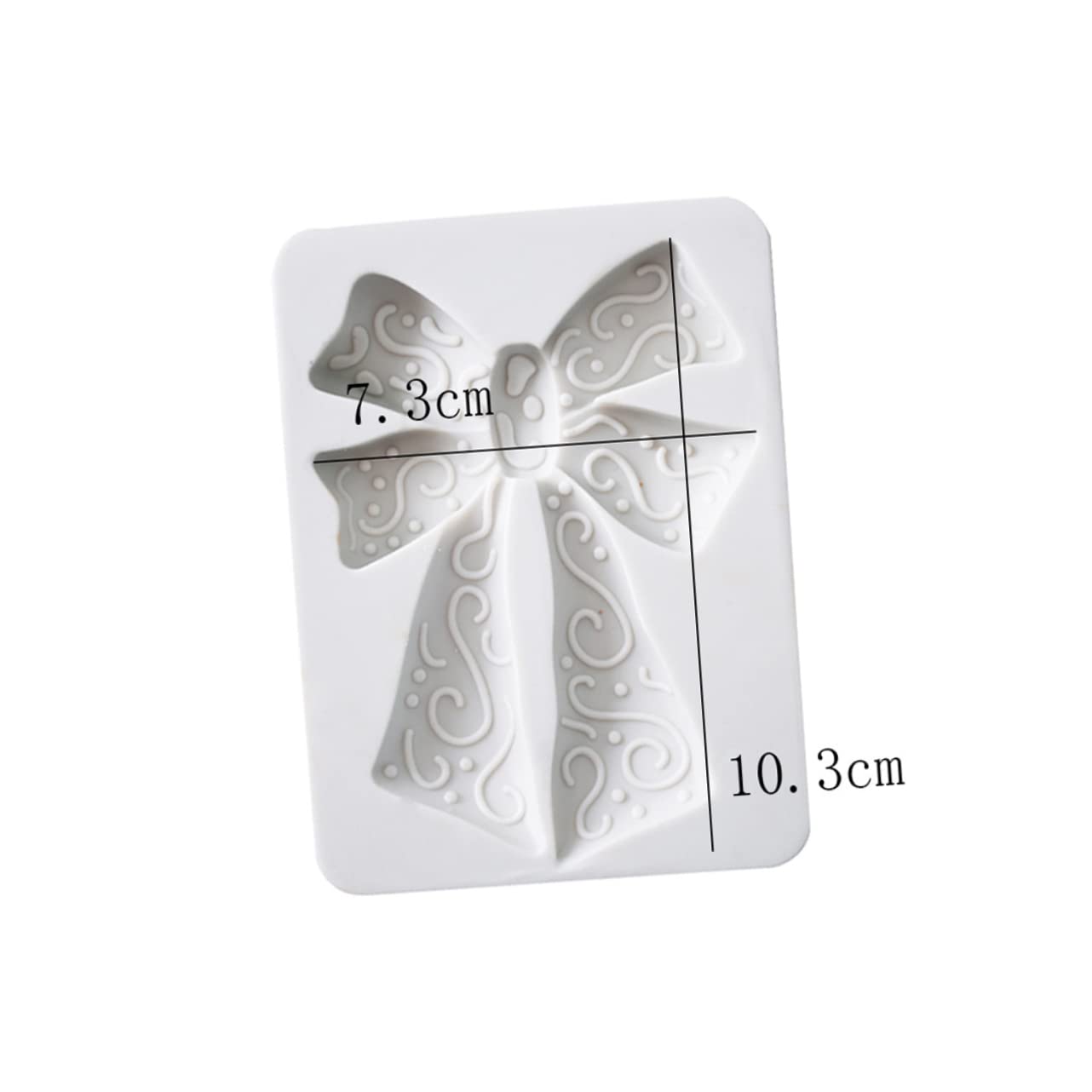 Alipis 3pièces Moule Silicone Grand Format Forme De Nœud Pour Gâteaux Décoration De Gâteaux Pâtisserie Et Chocolat Outil De Cuisine Pratique Et Flexible