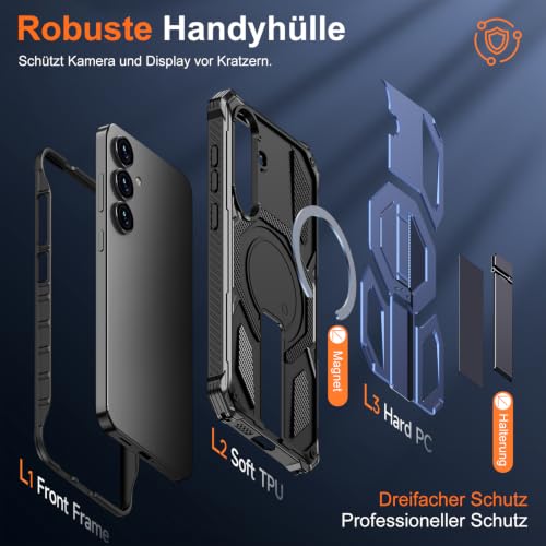 Coque antichoc Samsung S24 Plus bleu élimine les risques de casse - 7