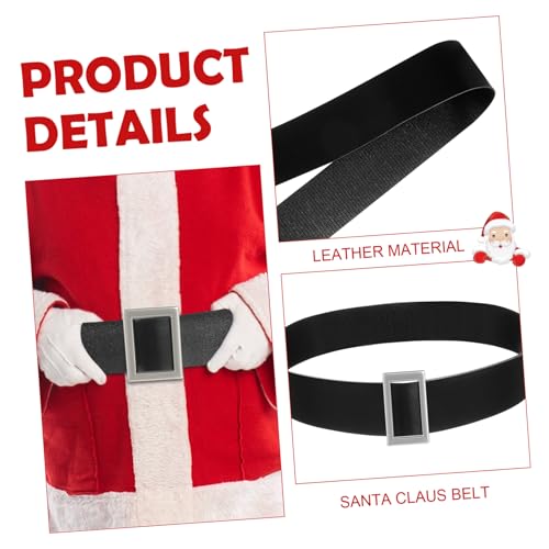 3pcs Christmas Santa Belt Decorative Belts for Costume Accessories for Holiday Celebrations and Festive Gatherings3