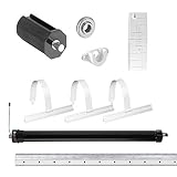 NOBILY *** Rolladen-Komplett-Set f. 40mm Achtkantwelle Mechanischer Funk Mini-Rolladenmotor 13Nm + Mechanik-Set bis zu einer Gesamtlänge von 1,0 Meter