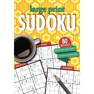 Unknown Binding Large Print Sudoku Book