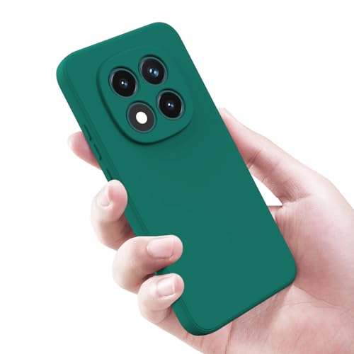 Image of Kapa Matte Protective Lens Flexible Back Cover for Redmi Note 15 Pro 5G | Slim Silicone with Soft Lining Shockproof Full Body Bumper Case (Green)