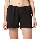 Fishers Finery Organic Cotton & Rayon Viscose Gym Shorts for Women (Black, L)