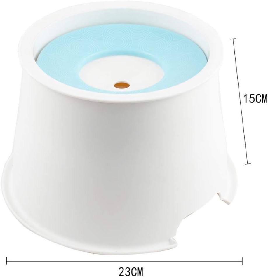 NonWet Mouth Water Bowl Separate Floating AntiOverturn Splash Water Dispenser Pet Dog Water Feeder Basin ABS Increased Portable image 3