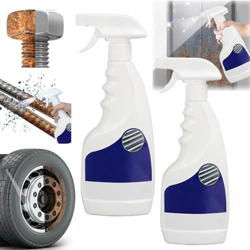 錆取りスプレー 強力サビ取り剤 500ml サビ取り剤 自転車 サビ落とし 錆落とし 車 多用途防錆剤 大容量 汚れを分解・除去し 輝きを高め 家庭/自動車/産業用 高速サビ取り 研磨不要 時短便利 金属表面を簡単にきれいに 素材を傷つけない (2個セット
