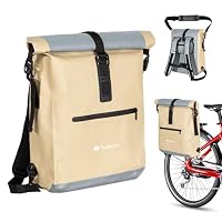 Todeco – Todeco 3 in1 Fahrradtasche Gepäckträger 20L Beige