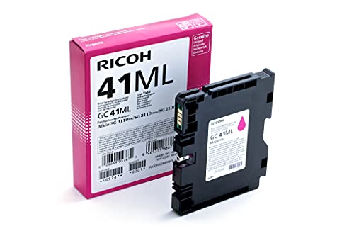 Cartouche d'encre de gel De Marque Ricoh 405767 405767GC-41 GC-41 , GC41ML - 1x Cartouche d'encre de gel Magenta - 600 pages