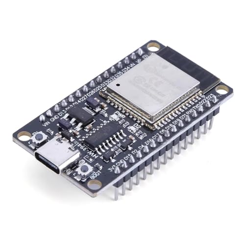 ESP32 WROOM-32 Development Board, Wi-Fi, Bluetooth, BLE, 2.4 GHz