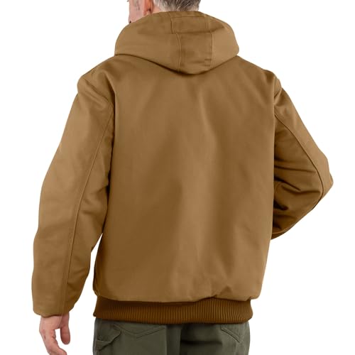 CarharttmensLoose Fit Firm Duck Insulated Flannel-Lined Active Jacket (Big & Tall) GravelLarge/Tall by Carhartt - Used condition - Image 2
