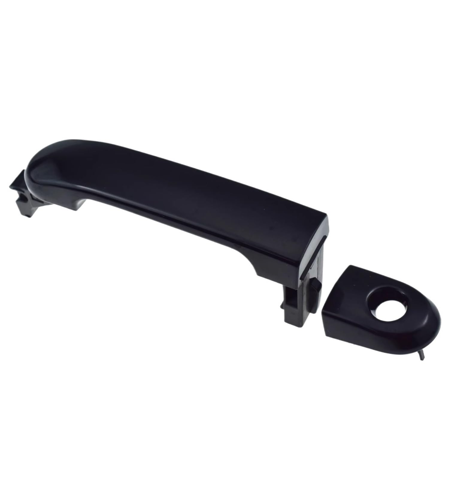 Iukmr 1 Pcs Front Left For Nissan For Versa For Tiida 1.6L .8L 2007-2012 Black Exterior Outside Door Handle Front Rear Left Or Right (Without Smart Entry) Car Outer Door Handle(1 Pcs Front Left)