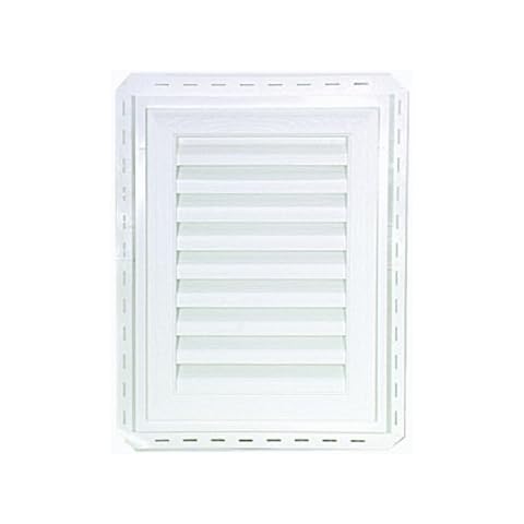 Alcoa Home Exteriors RECTGV1824 PW 18'' x 24'' Rectangular Gable Vent Cover