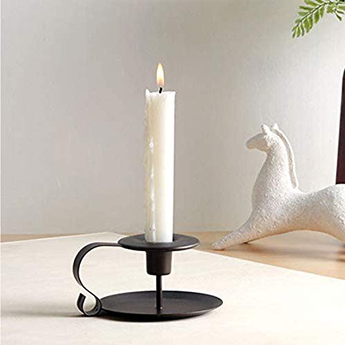 Candlestick Holders Black Taper Candlestick Holders 2 Pack Candleholder For Taper Candlesticks For Christmas Table Decorations, Wedding, Dinning, Holiday Party Decorations - Black #TOP7