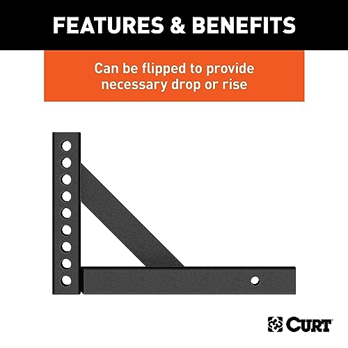CURT 17122 Replacement Weight Distribution Hitch Shank, 2-Inch Receiver, 6-Inch Drop, 10-1/4-Inch Rise by CURT - Image 4