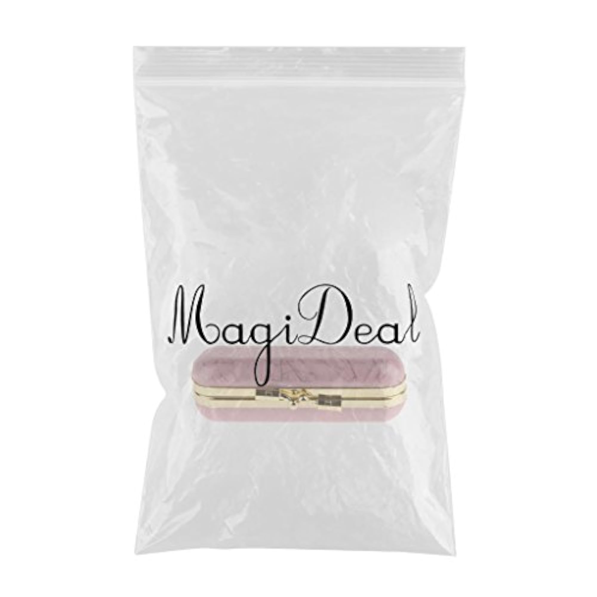 PU Leather Lipstick Holder Case, Portable Light Pink