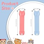 Yummy Sam 2pcs Cat Strip Feeders, Kitten Strip Squeeze Spoon for Wet Food and Liquid Snack, Cat Lickable Puree Treat Food Dispenser Pet Food Mixing Spoon Feeding Scoop for Puppies Small Pets - Image 2
