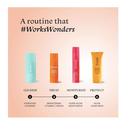 Generic Fo. Xtale glow duo Golden Hour Skincare Set, Super Glow Moisturizer and SPF 50 Glow Sunscreen, Vitamin C and Niacinamide Formula, Non-Sticky, Lightweight, All Skin Types, 50ml Each