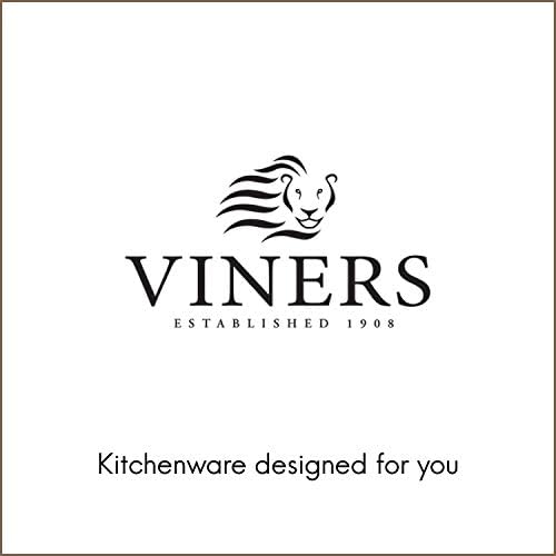 Viners Everyday Knife Set | Stainless Steel Kitchen Knife Set & Peeler with 5 Year Guarantee | Black, 4 Piece