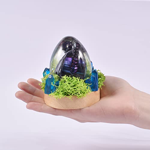 2 Pack Dragon Egg Mold Type-Charlie Dinosaur Mold Silicone Mold For Resin Dragon Candle Mold Easter Egg Mold Dragon Silicone Mold For Candles Clay Mold Animal Resin Mold Cartoon Mold Dragon Mold #TOP2