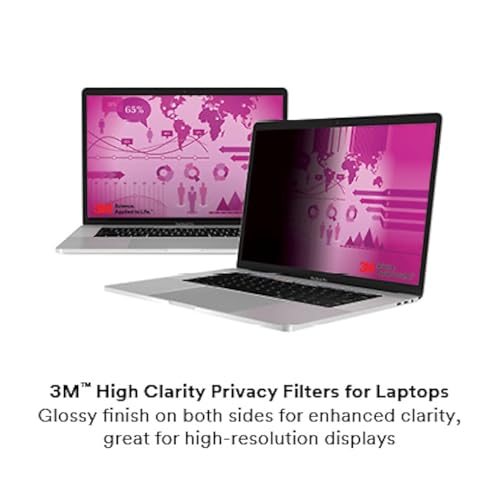 Image of 3M High Clarity Privacy Filter for 13.3 inch Widescreen Laptop with Comply Attachment System (HC133W9B)