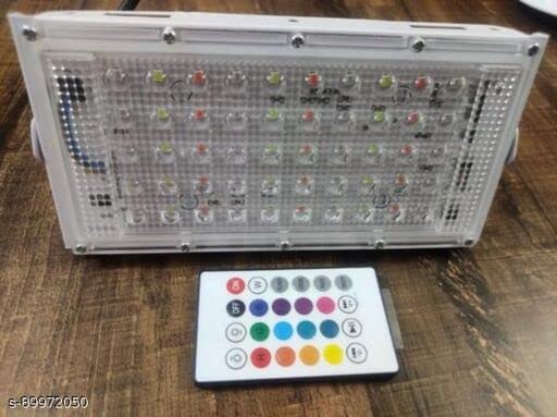 Image of Led Strip RSCT 50 Watt RGB Slim IP65 Metalled Flood Outdoor Light Multicolour Waterproof Brick (Pack of 2)