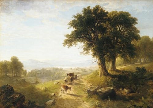 Impressions d'art mural Asher Brown Durand de qualité supérieure scène de rivière