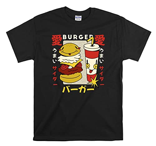 T-shirt Food and Drink noir XL idéal pour vos sorties restos