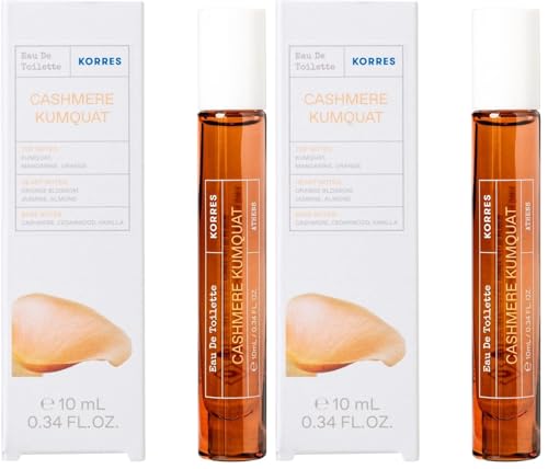 Korres Cashmere Kumquat eau de toilette 10 ml lot de 2 fini les flacons lourds