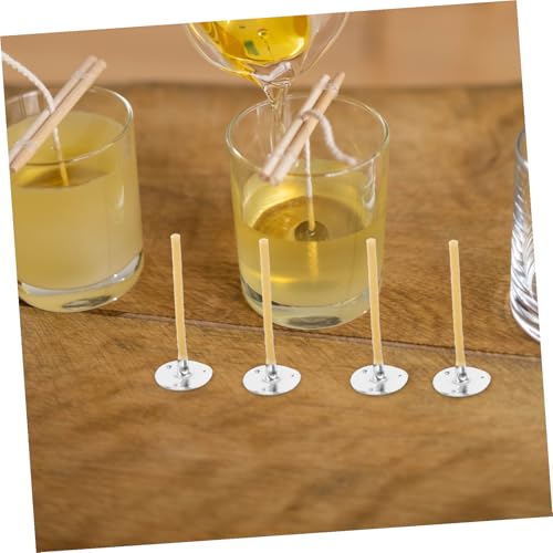 Mechas trenzadas para velas Ipetboom 100 piezas miniatura 6