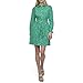 DKNY Women's Dress, Apple Green/Ivory, 8