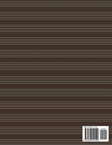Manuscript Paper: Wide Staff Notebook for Kids and Adults I 110 Pages I Classical Music Theme I Blank Sheet Music Book for Beginners and Experts I For ... other Instruments I Gift Idea for Musicians image 4