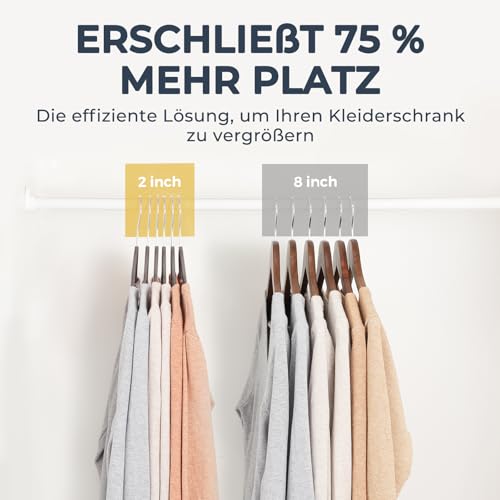 HOUSE DAY Kleiderbügel Samt 30er Set, Kleiderbügel Platzsparend, Bügel rutschfest und Samtbügel Schmal mit 360° Drehbarer Haken, für Hemden, Anzüge, Mäntel, Pullover, Hosen, Dunkles Grau