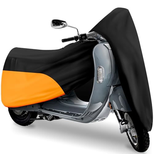 TOKEPT Scooter Cover - Waterproof Moped & Vespa Cover, Windproof & UV Protection for 60