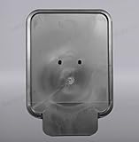 140 x 105 mm EU Mofa Kennzeichenhalter Roller Nummernschildhalter Moped Kennzeichenträger (Unterlage) Schwarz (140 x 105mm)