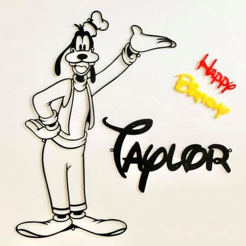 Personalized Goofy Metal Sign - Custom Name Wall Art