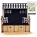 Strandkorb Hanse Ostsee XXL 2,5 Sitzer Volllieger Weiß 150cm breit, ideal für Garten, Terrasse und Balkon (Blau Weiß Kariert Uni, Zerlegt)